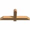 Ekena Millwork Eugene Smooth Timber Gable Bracket, Western Red Cedar, 36"W x 15"H x 3 1/2"D x 3 1/2"F, 10/12 Pitch GBW036X15X0404EUG00SWR - alternate 2